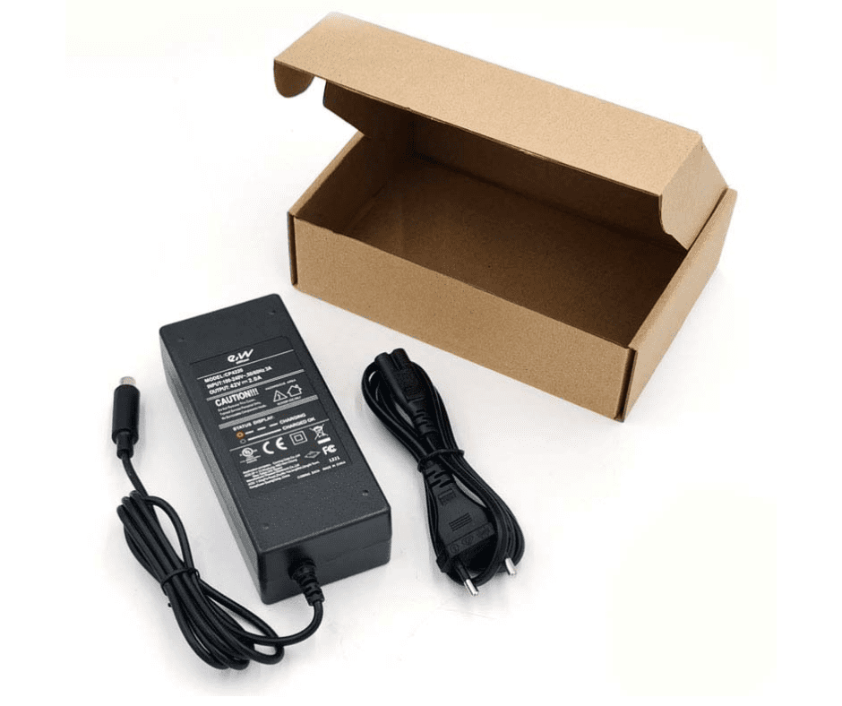 Chargeur 36v (42v 2A) RCA pour trottinette électrique pièces détachées