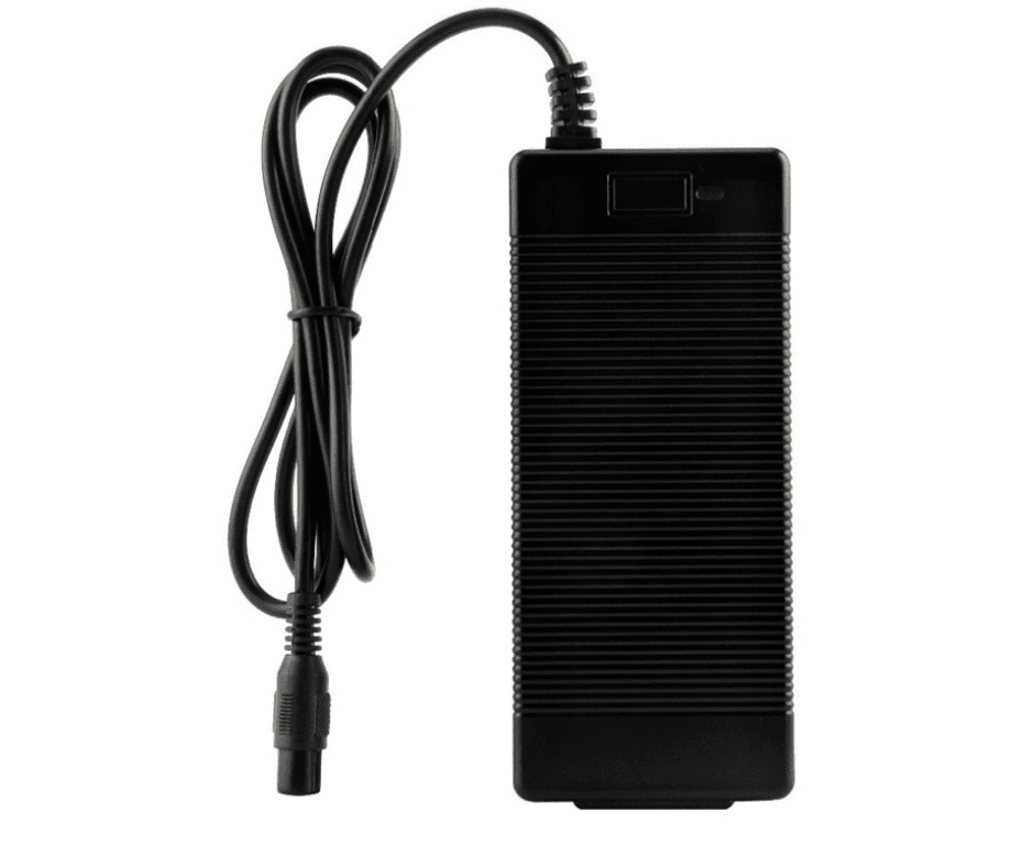 Chargeur 48v (54.6v 2A) GX16 pour trottinette électrique pièces détachées