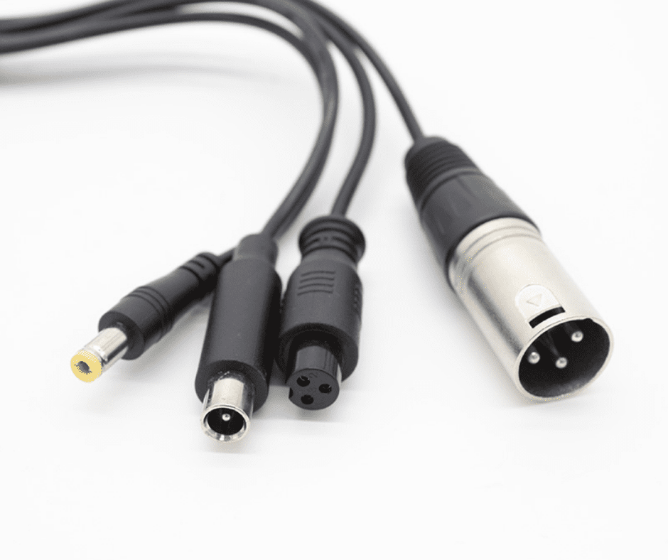 Câble convertisseur GX16 vers DC5.5mm, DC 8mm, XLR_GX12 pour trottinette électrique pièces détachées