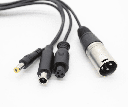 Câble convertisseur GX16 vers DC5.5mm, DC 8mm, XLR_GX12 pour trottinette électrique pièces détachées
