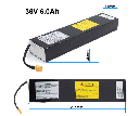 Batterie 6Ah 36v pour trottinette électrique pièces détachées