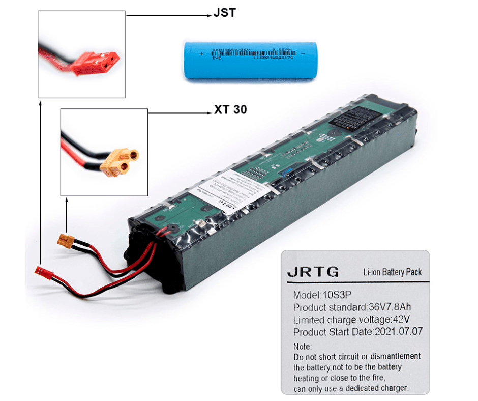Batterie 7.8Ah 36v pour les copies de Xiaomi m365 pour trottinette électrique pièces détachées
