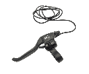 Pièces detachée, levier de frein gauche avec frein electrique avec sonette pour trottinette électrique Dualtron Mini, Dualtron Eagle