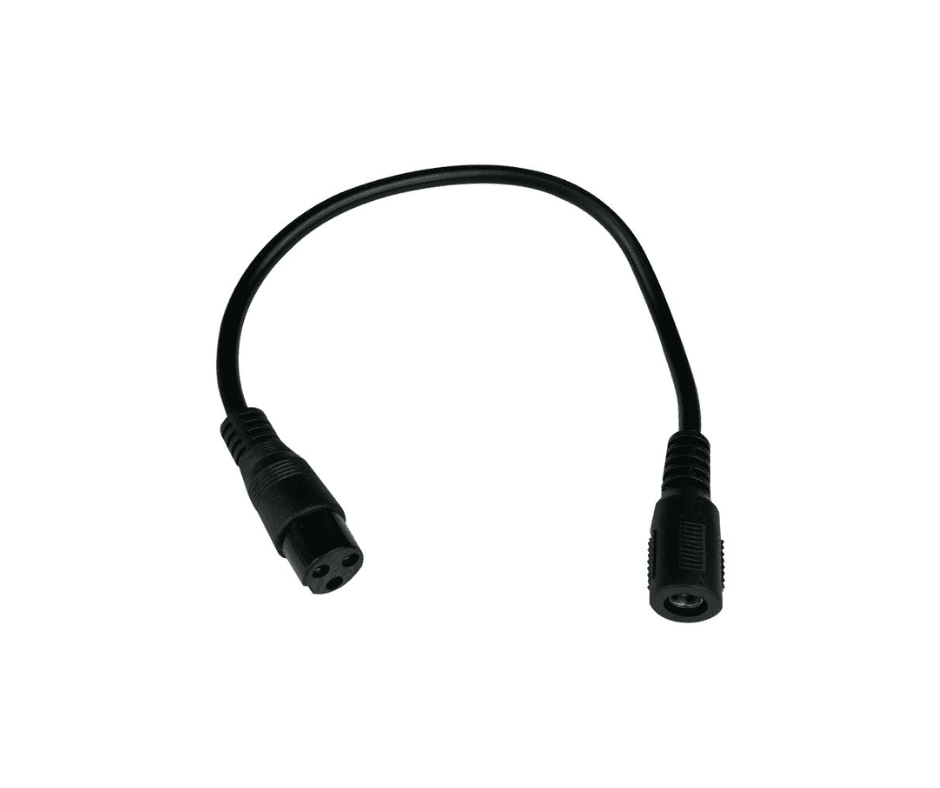 Adaptateur DC5.5 2,5mm Male - GX16-3P Femelle