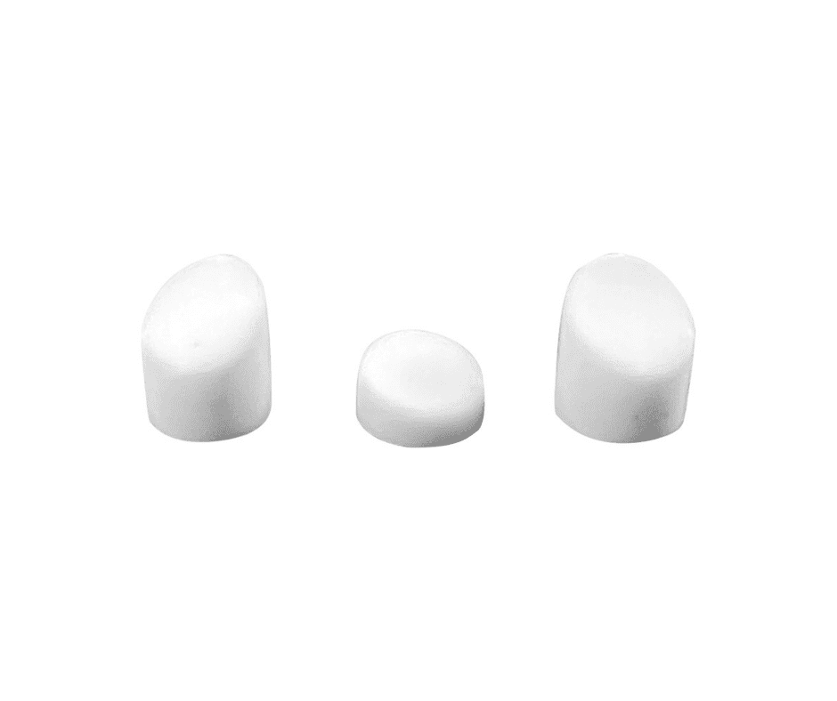 Bouchons de garde-boue blancs avec 3 vis en inox pour Xiaomi M365 & Pro