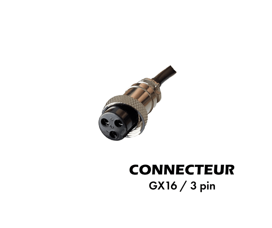 Chargeur 36V ➡️ 42V _ 2A (Connecteur GX16-3P)