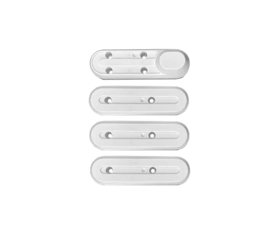 Lot de 4 caches vis roues Xiaomi M365 & M365 Pro - couleur blanc