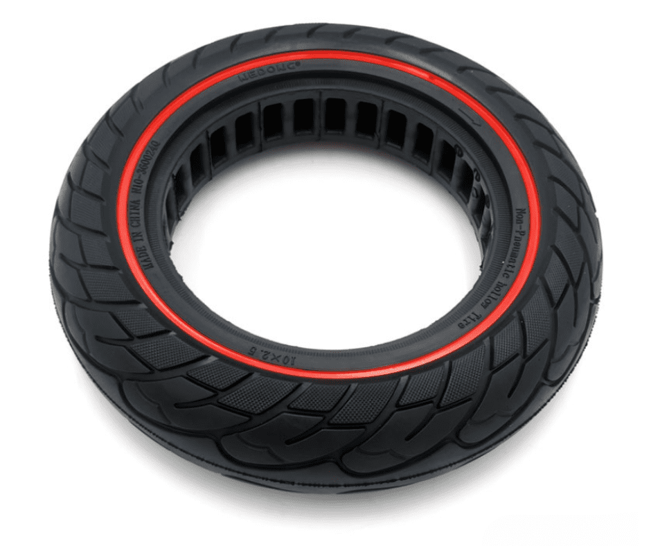 Pièces détachée trottinette électrique, Pneu plein 10x2.5 (34mm)