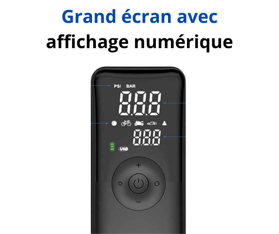 Gonfleur électrique portable trottinette électrique 
