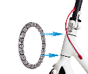 Pièces détachée Roulement pour fourche trottinette électrique