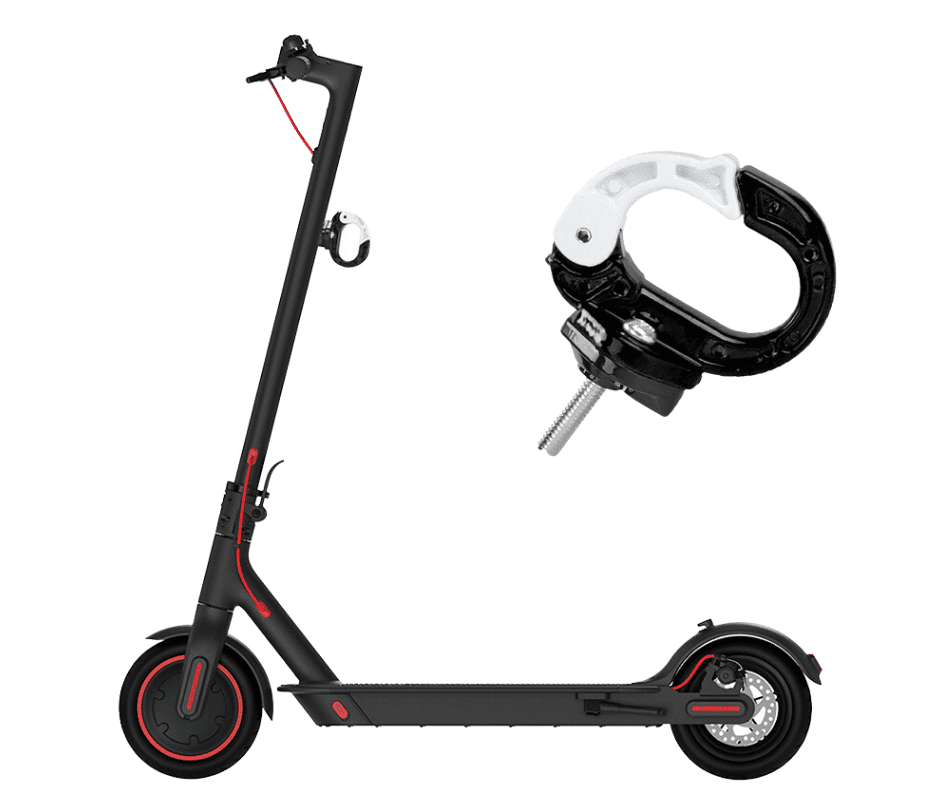 Crochet aluminium pour trottinette électrique