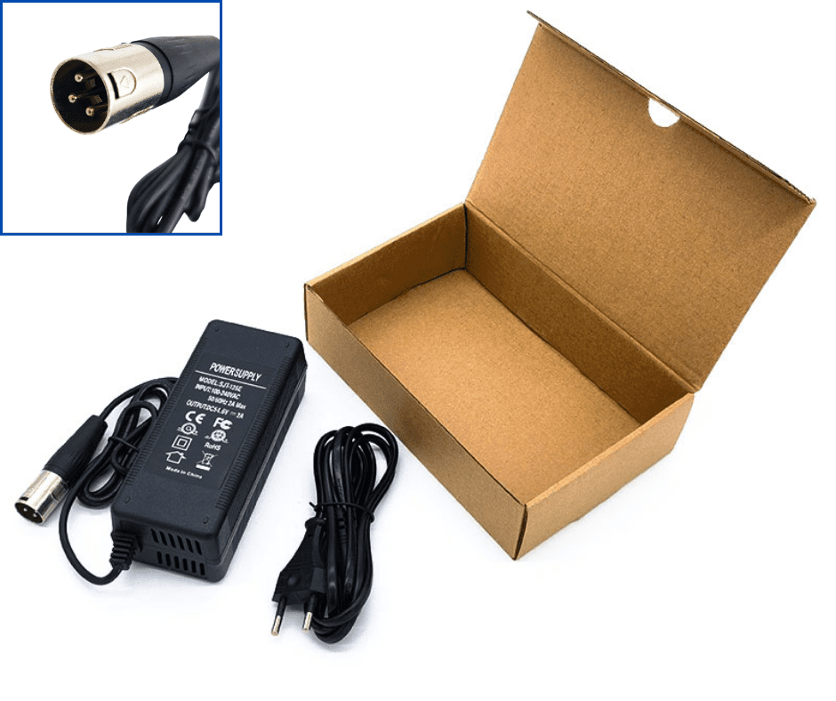 Chargeur (54.6V 2A) Connecteur XLR
