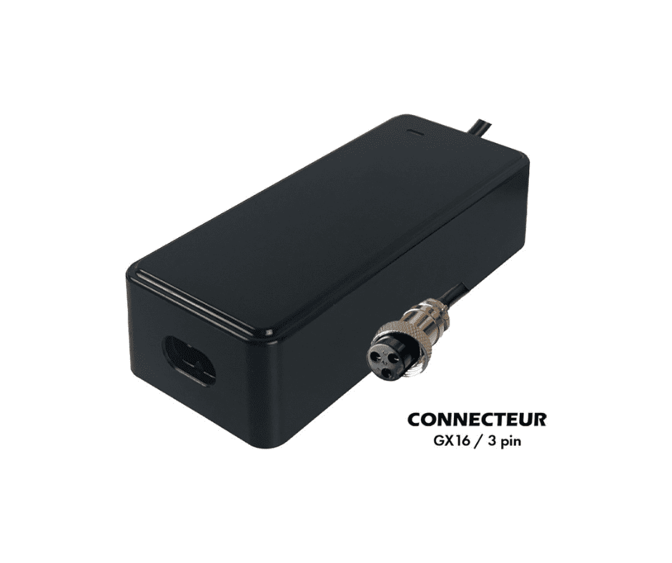 Chargeur 24V ➡️ 29.4V _ 2A (Connecteur GX16-3P)