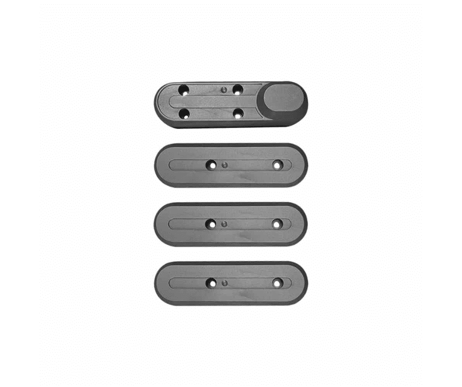 Lot de 4 caches vis roues Xiaomi M365 & M365 Pro - couleur noir
