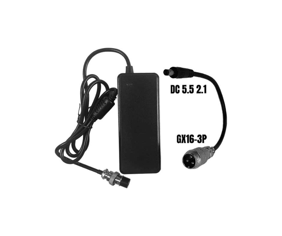 Pack Chargeur 24V ➡️ 29.4V _ 2A (connecteur DC 5.5_2.1mm)