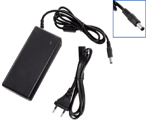 Chargeur 36V (42V 2A) Connecteur DC 2.1 mm