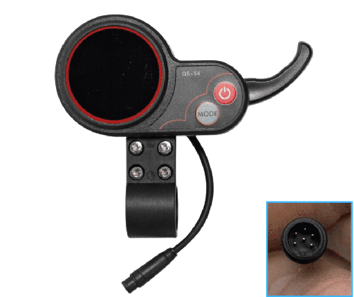 Écran d'affichage QS-S4 72v 6 broches Zero 11X