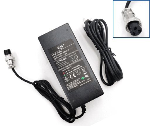 Chargeur 36V / 42v 2A (connecteur GX16-3p)