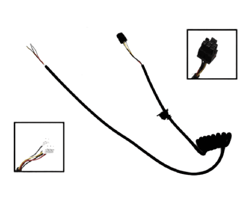Cable data E-twow V1 prise carrée 6 pins
