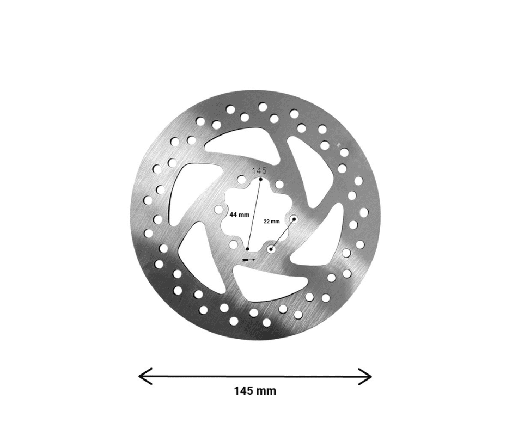 Disque de Frein 145 mm - 6 Trous