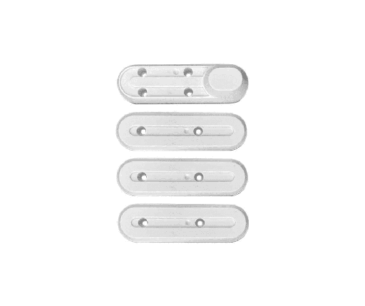  Lot de 4 caches vis roues Xiaomi M365 & M365 Pro - couleur blanc
