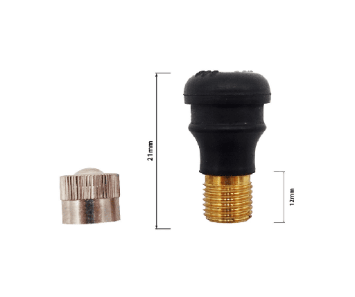 Valve tubeless droite PVR40